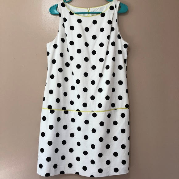 ann taylor loft polka dot dress